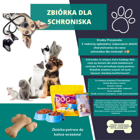 Zbiórka dla schroniska