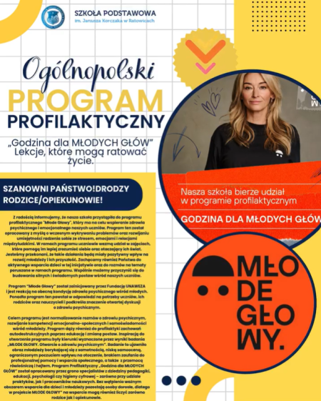 GODZINA DLA MŁODYCH GŁÓW- program profilaktyczny