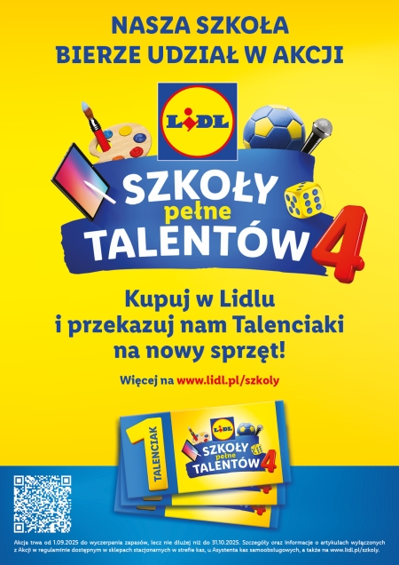 Szkoły pełne talentów - akcja Lidl
