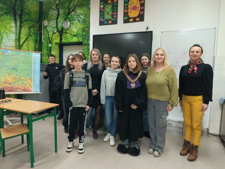 Warsztaty edukacyjne z Panią Sędzią