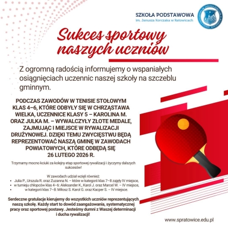 Sukces naszych uczniów